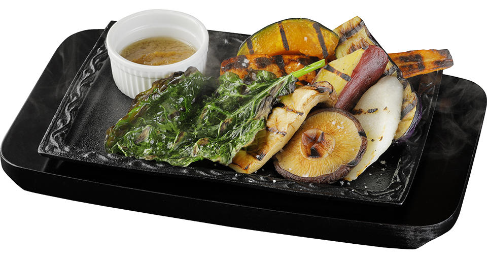 写真:炭焼きゴロっと野菜(バーニャカウダソース付き)
