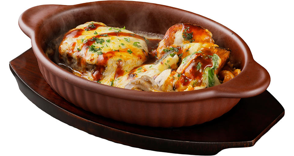 写真：チーズハンバーググラタン