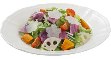 写真：冬　季節の農園サラダ(ドレッシングなし)