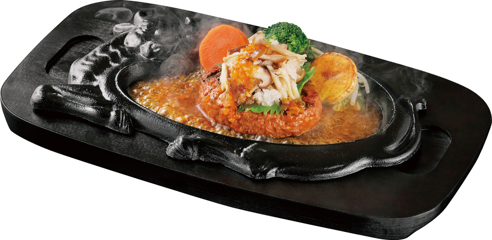 【店舗限定】秋の和風ハンバーグセット(ライスまたはライ麦パン付き)｜炭焼きレストランさわやか