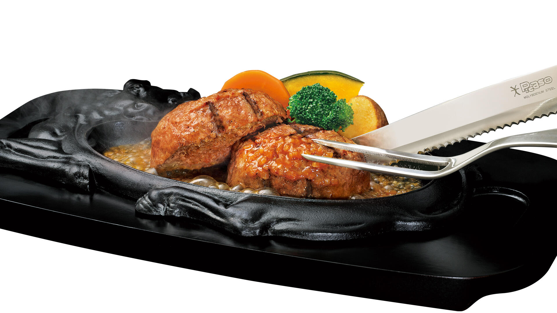 おにぎりハンバーグランチ｜炭焼きレストランさわやか