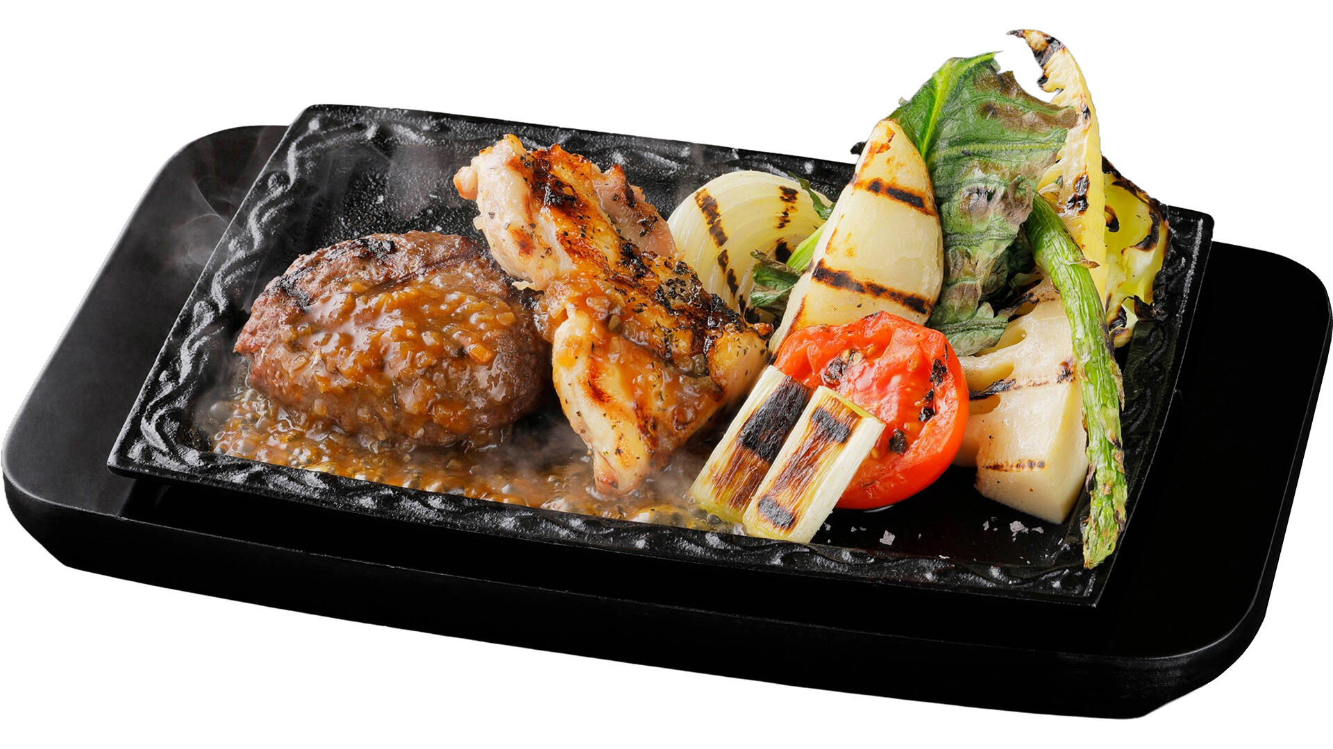 【炭焼き野菜店限定】よくばり炭焼きプレートランチ｜炭焼きレストランさわやか