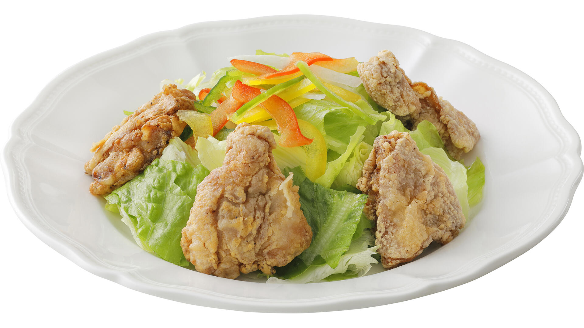 竜田揚げサラダ｜炭焼きレストランさわやか