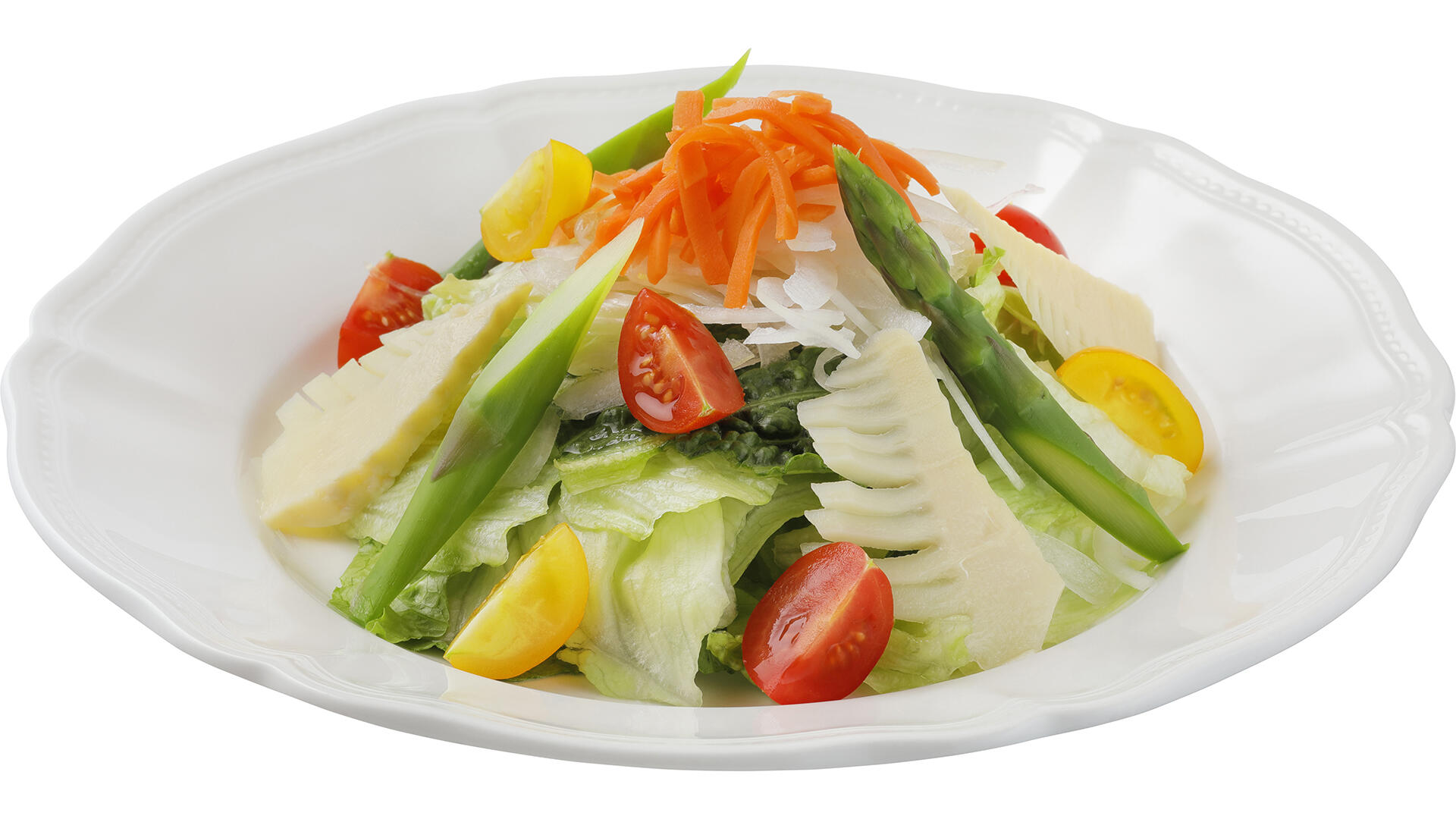 春の農園サラダ｜炭焼きレストランさわやか